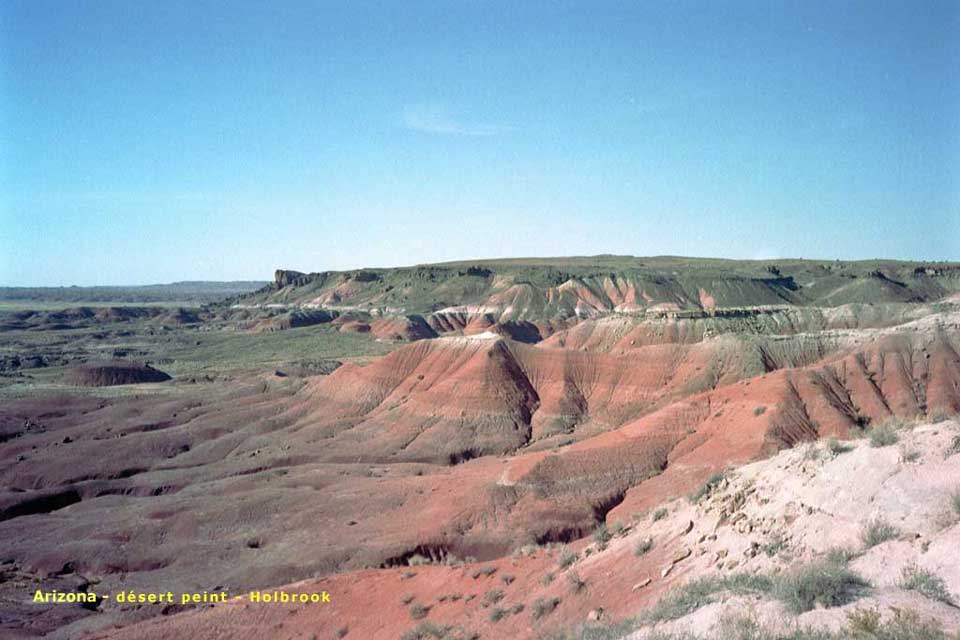 carnets de voyage usa - holbrook - petrified forest -painted desert