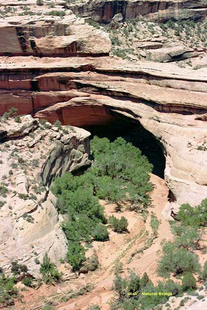 Etats  Unis - Utah - natural bridge