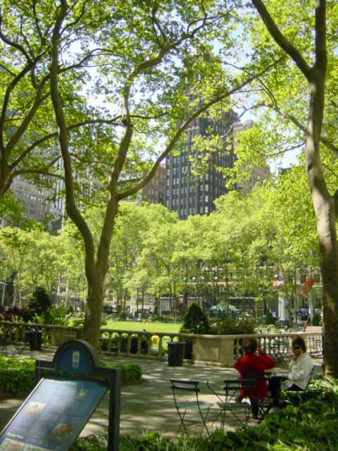 new york - Times square - Bryant Park