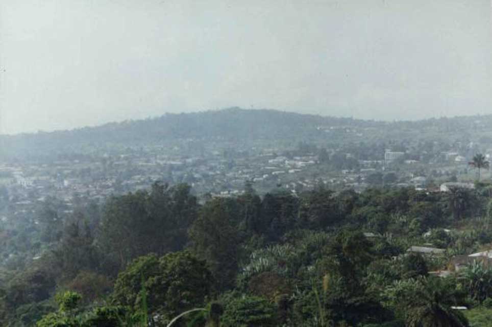 Buea, vue globale de la ville