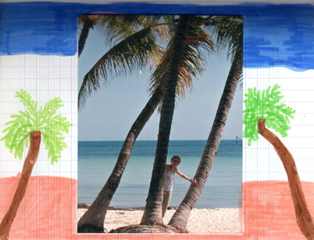 carnets de voyage miami par caroline merle - la plage