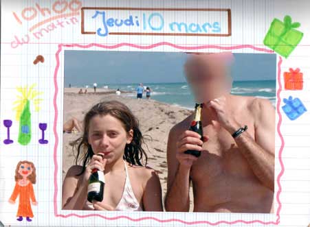 carnets de voyage miami par caroline merle - la plage