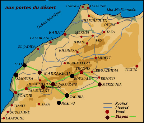 carnets de voyage - maroc - portes du dsert