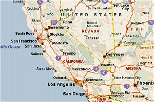 carte Californie