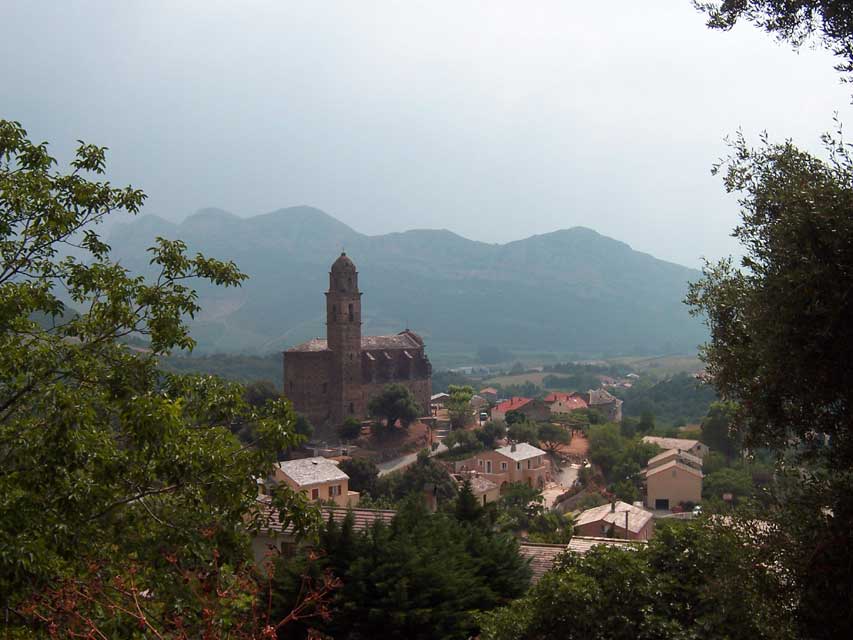 carnets de voyage corse - patrimonio - glise san martinu