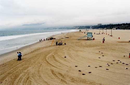 los angeles - santa monica beach