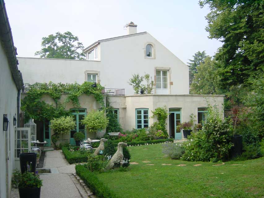 Aloxe-Corton - la Villa Louise - le jardin