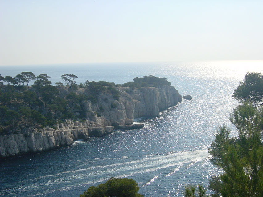 pointe cacu dans la calanque de port-pin