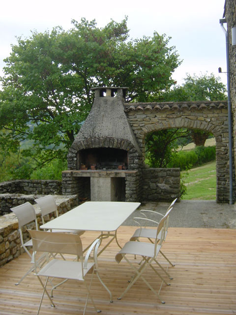 la bergerie de fline - une des terrasses