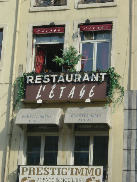 restaurant l' Etage