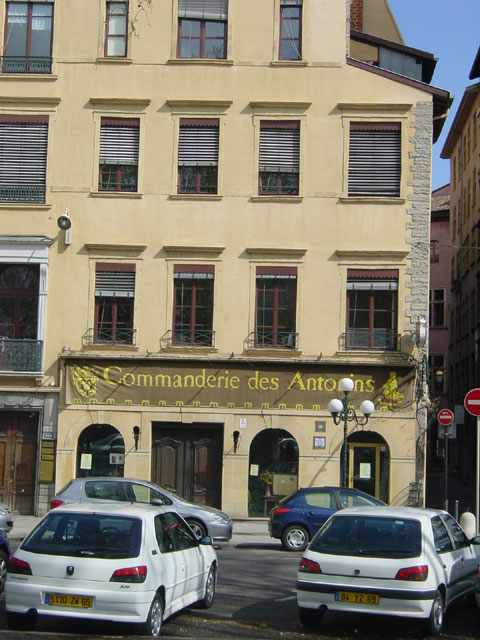 lyon sain antoine - commanderie des Antonins