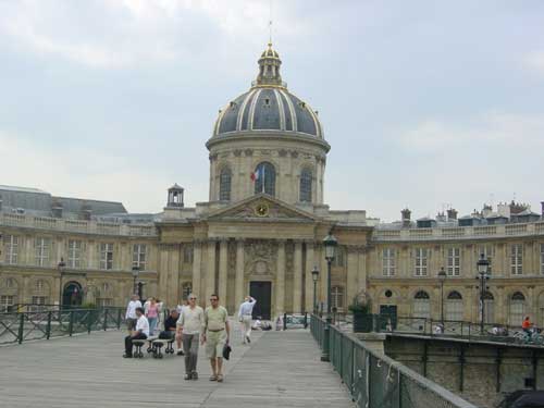 bords de seine - passerelle des arts