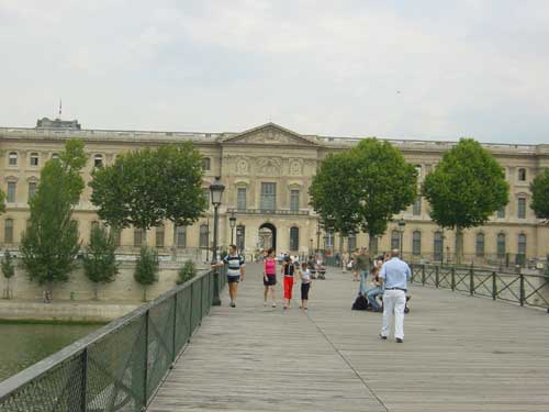 les bords de seine - passerelle des arts