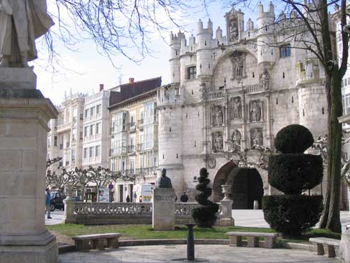 carnets et photos de voyage espagne - burgos - porte santa maria