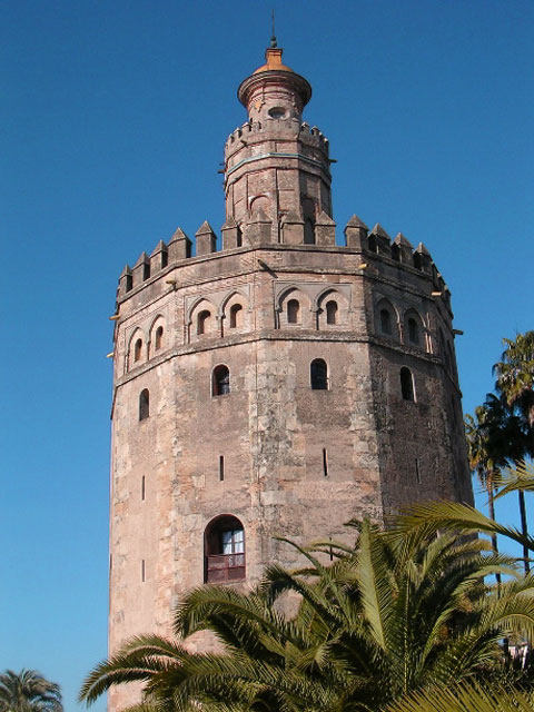 sville - la torre del oro du XIIIme sicle