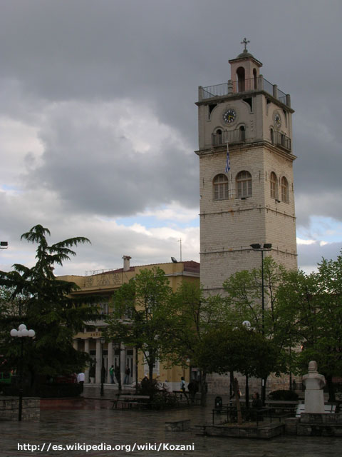 carnets de voyage grce - kozani - la tour de l'horloge