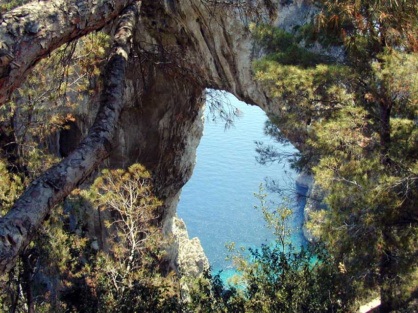 italie - capri - les arches