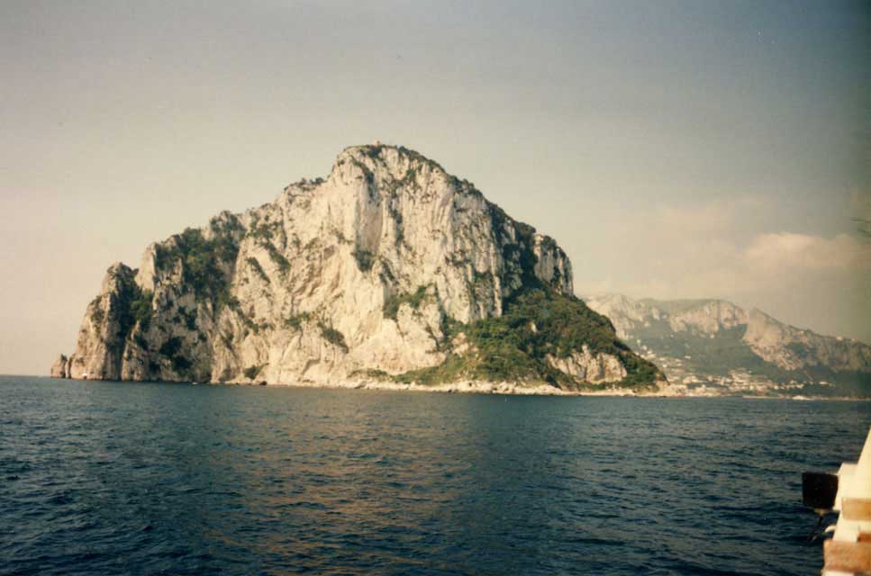 carnets de voyage italie - approche de capri