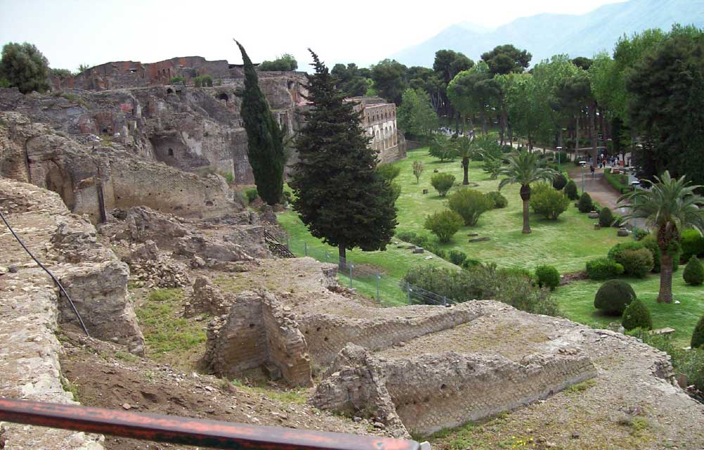 carnets de voyage italie - chantier de fouilles de pompei