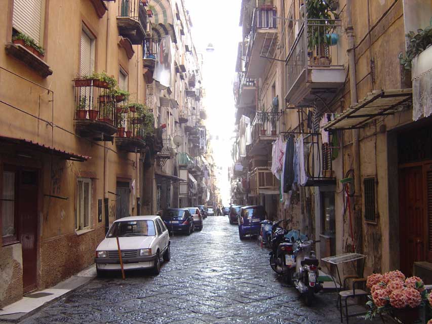 carnets de voyage italie - naples - quartier spaccanapoli