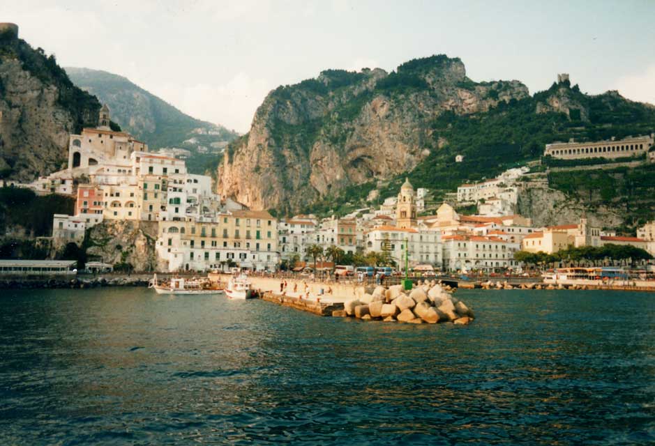 italie - amalfi - le port et la cathdrale san andrea