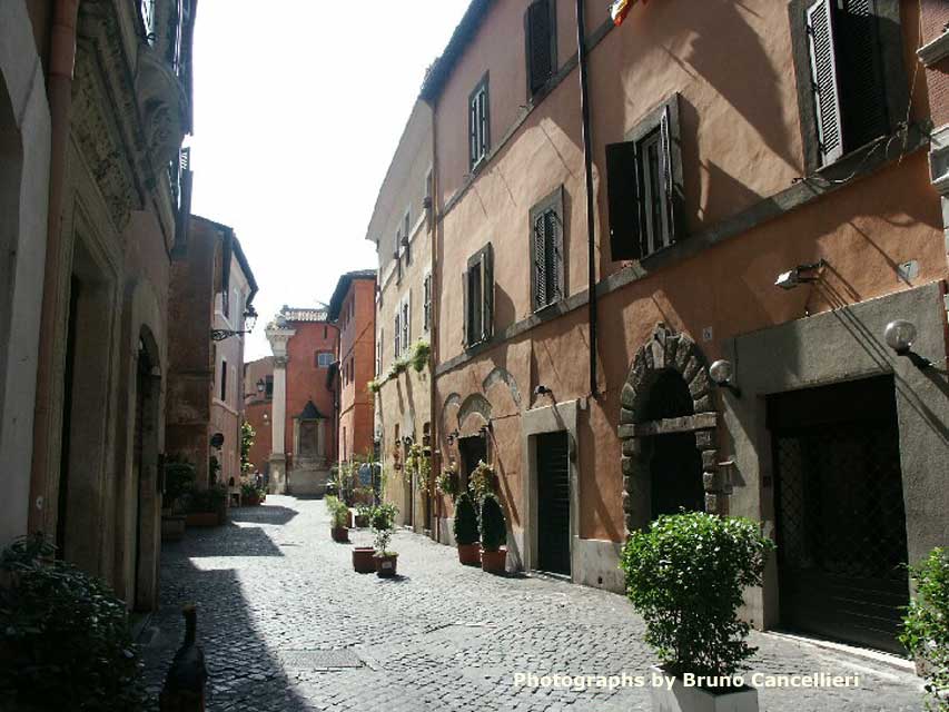 rue du trastevere  rome