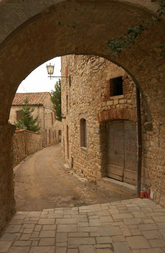 toscane - route du chianti - gaiole in chianti