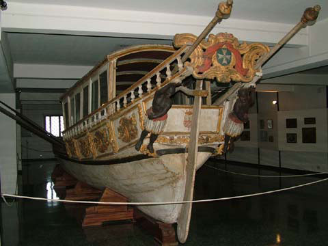 carnets de voyage italie - venise - muse naval historique - le bucentaure barque de crmonie des doges