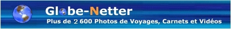 Globe Netter, photos de voyages, Carnets et vidos