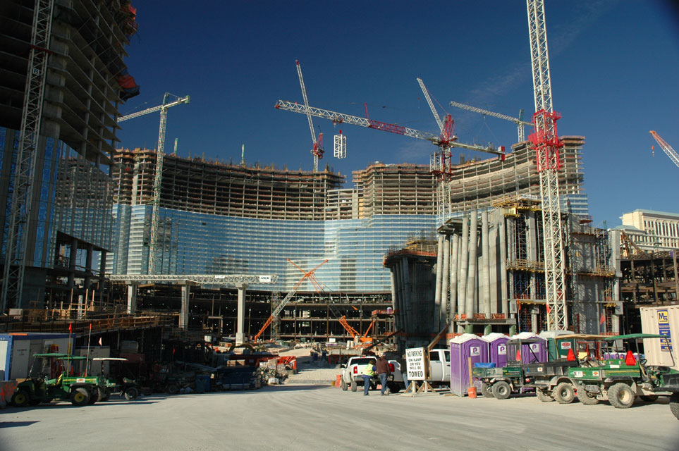 carnets de voyage usa - living in las vegas - las vegas - le strip - las vegas blvd - construction du futur City Center