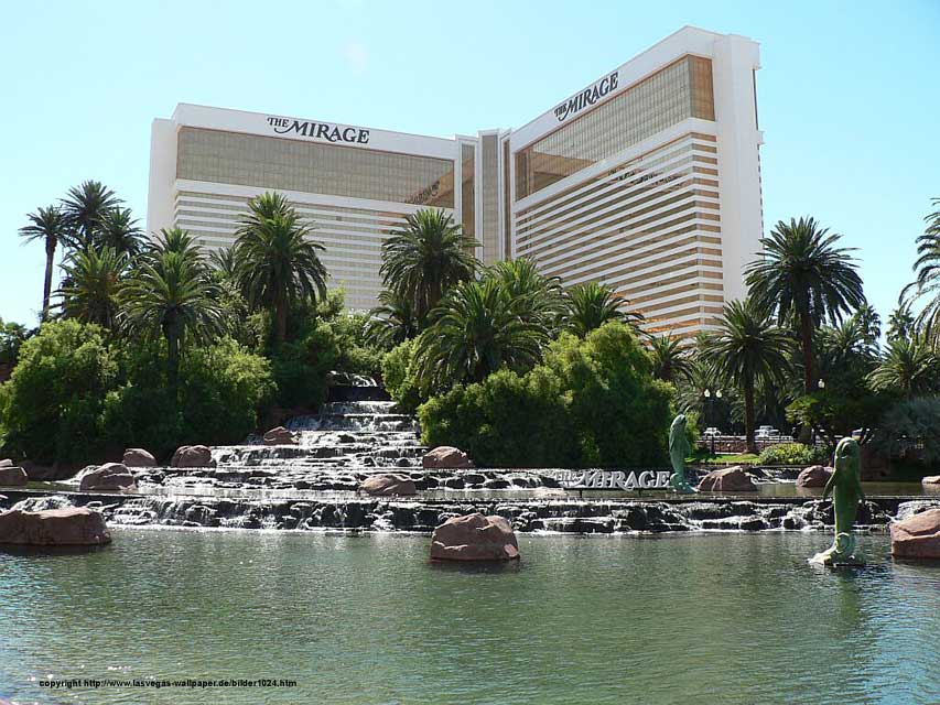 carnets de voyage usa - living in las vegas - The Mirage Hotel