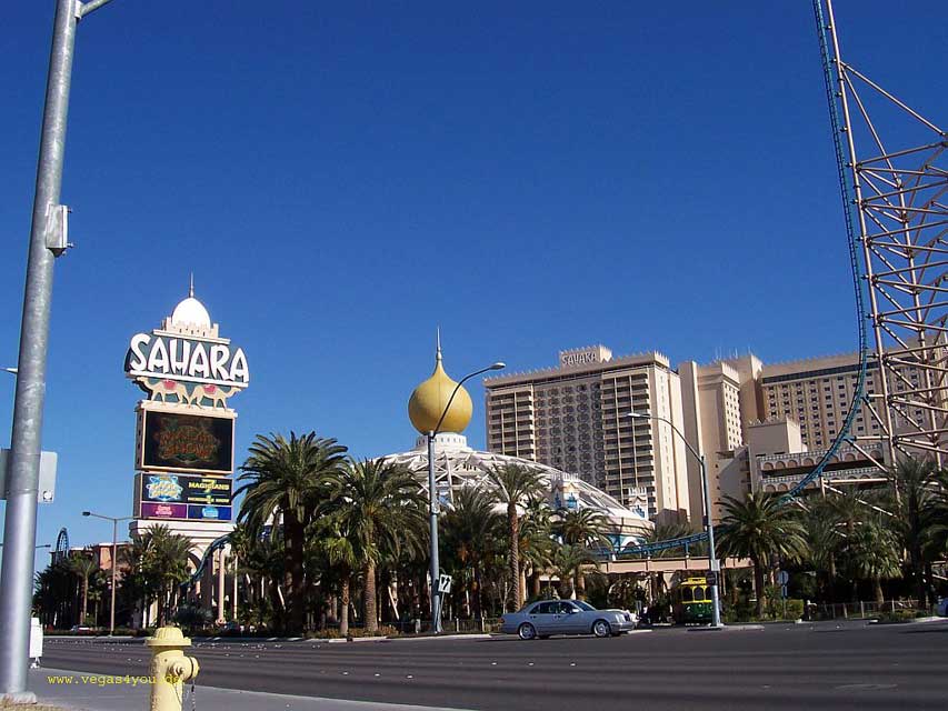 carnets de voyage usa - living in las vegas - hotel Sahara