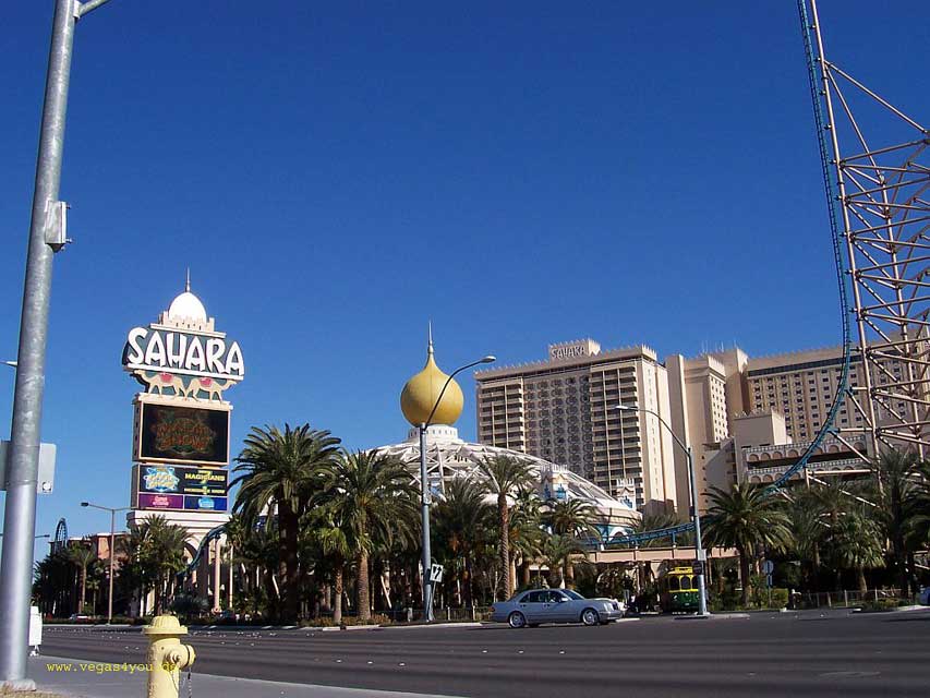 carnets de voyage usa - living in las vegas - hotel Sahara