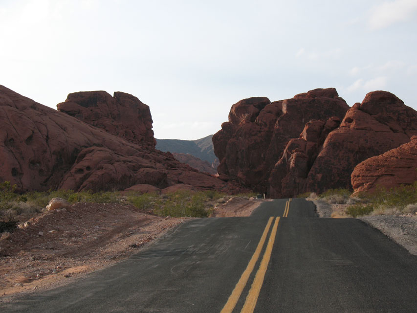 nevada - valley of fire - scenic road