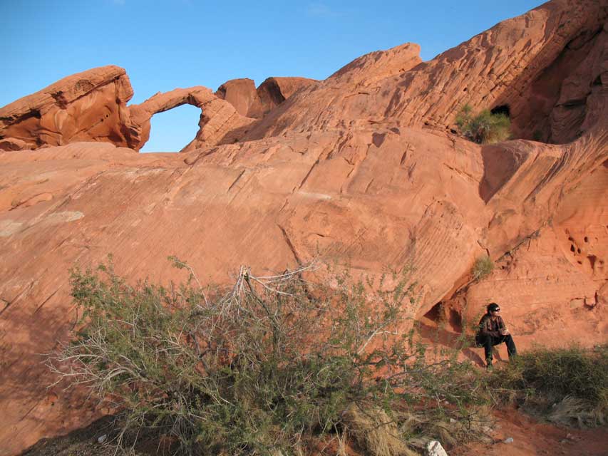 nevada - valley of fire - arch rock