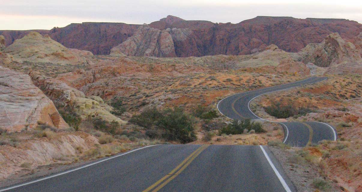 nevada - valley of fire - scenic road