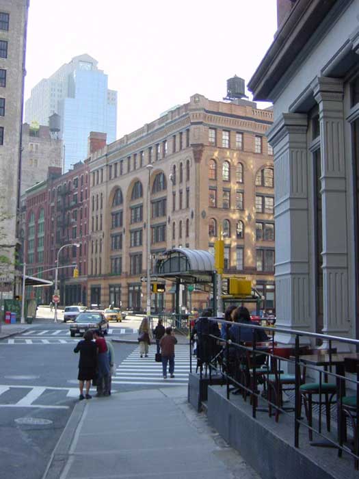 new-york-tribeca vers Broadway et Franklin St