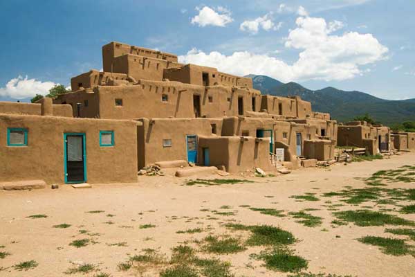 ouest americain - nouveau mexique - l'ancienne pueblo de taos