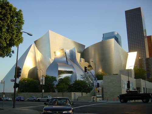 los angeles - le walt disney concert hall et les canaux de venice