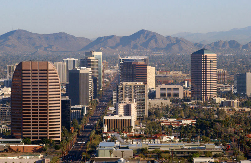 carnets de voyage usa - phoenix doxntown