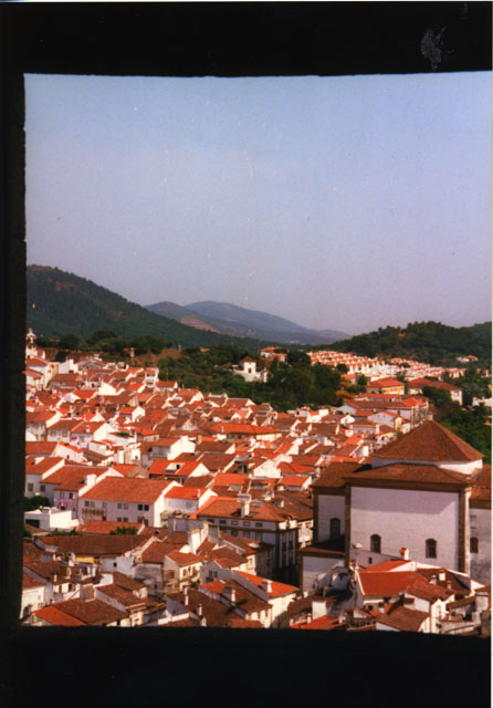 Portugal - Alentejo - Castelo-de-Vide - Cathdrale et les toits