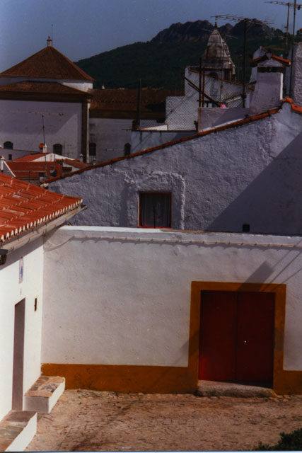 Portugal - Alentejo - Castelo-de-Vide - murs et faades