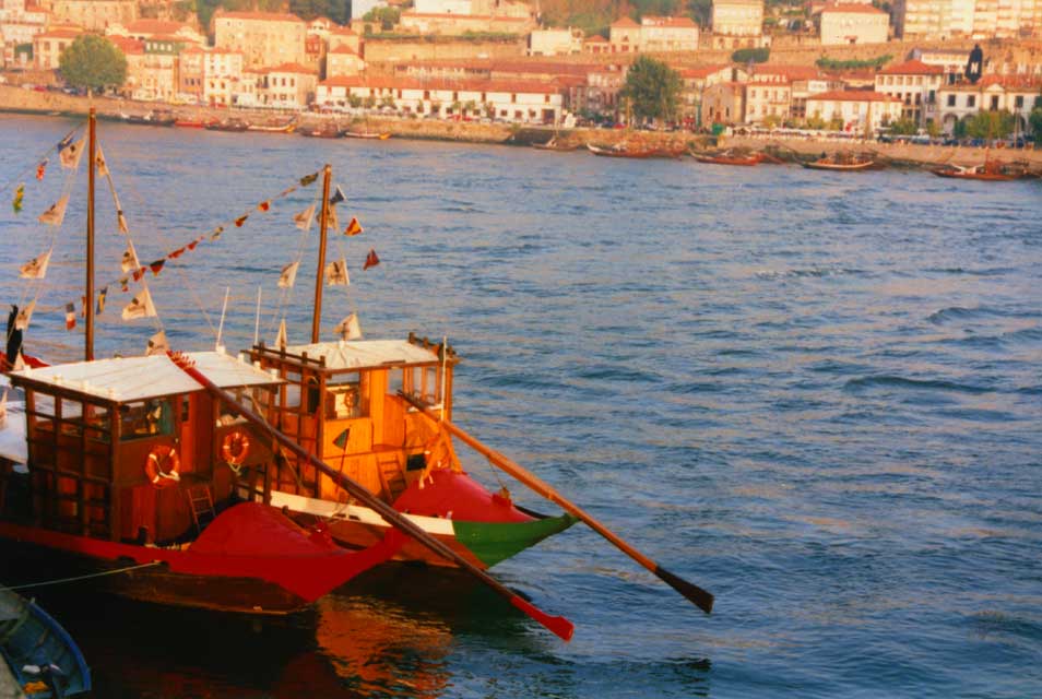 Portugal - Douro - Porto - coucher de soleil sur le Douro