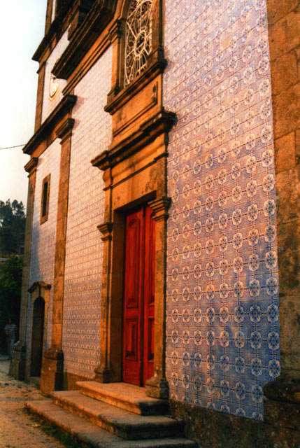 Portugal - Douro - Porto - Azulejos sur une faade