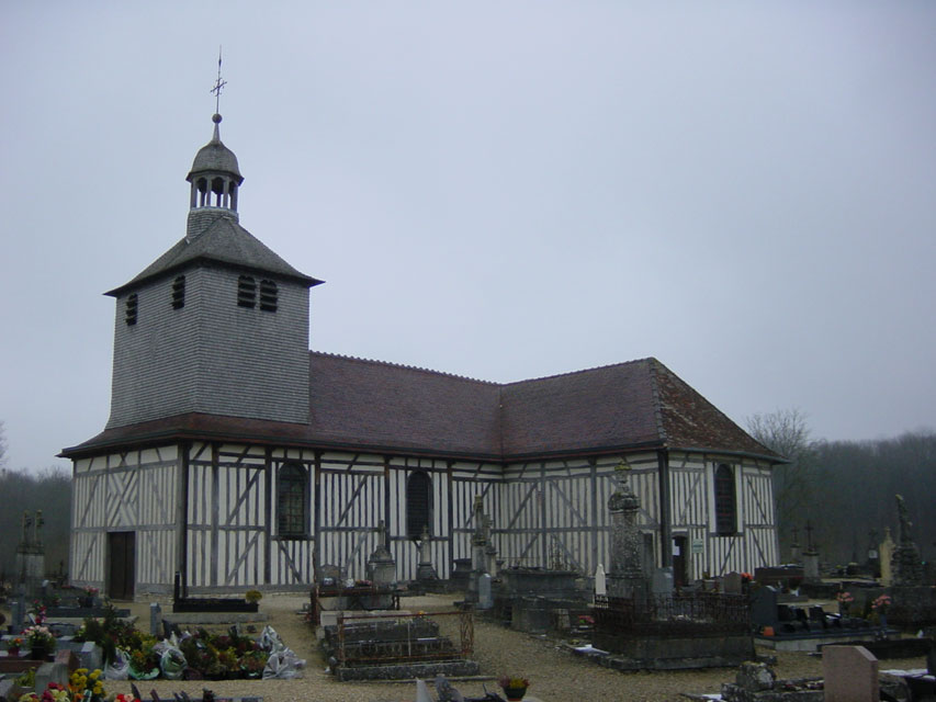 aube - glise  pans de bois de mathaux