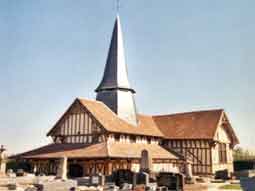 aube - glise  pans de bois - longsols