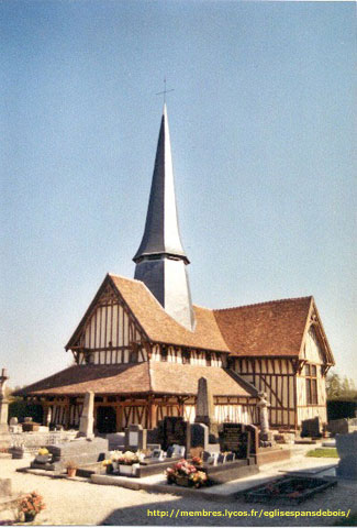 aube - glise  pans de bois - longsols