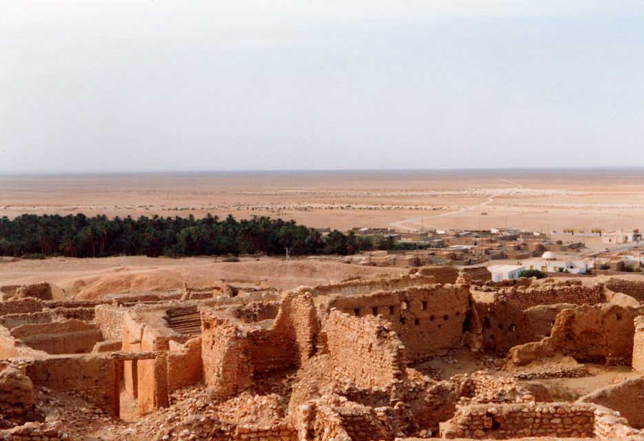 tunisie - le chott er rahim vers chebika