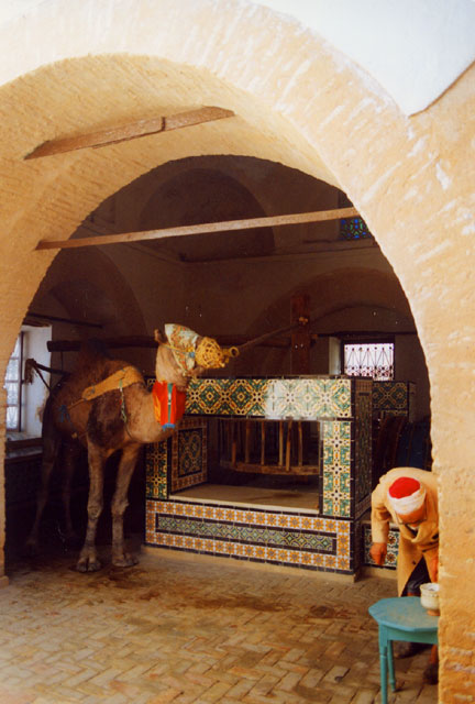 tunisie  - kairouan - bir barouta le moulin  eau