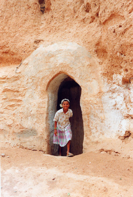 tunisie - matmata - maison troglodyte